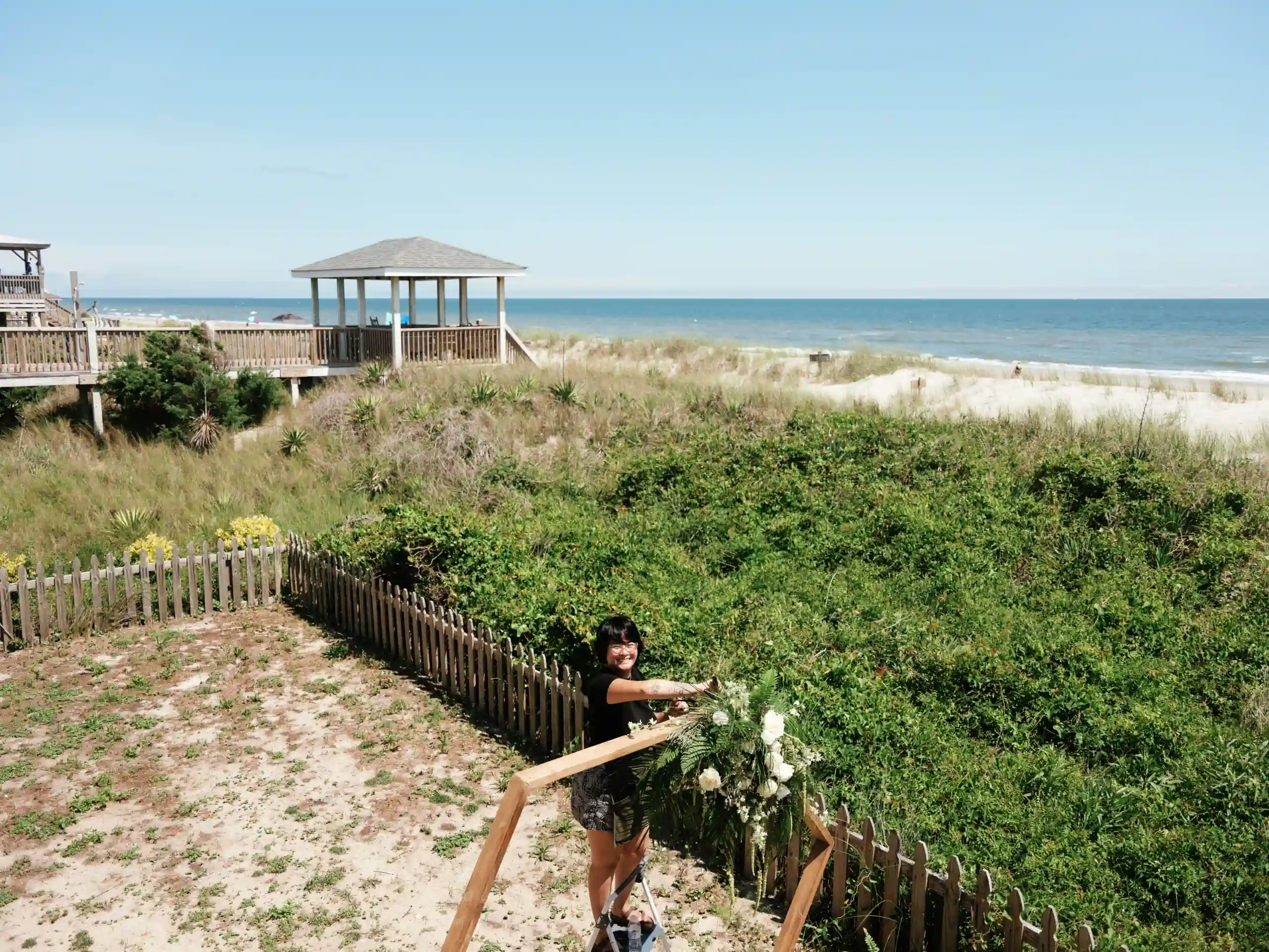 Oak Island wedding photo 26