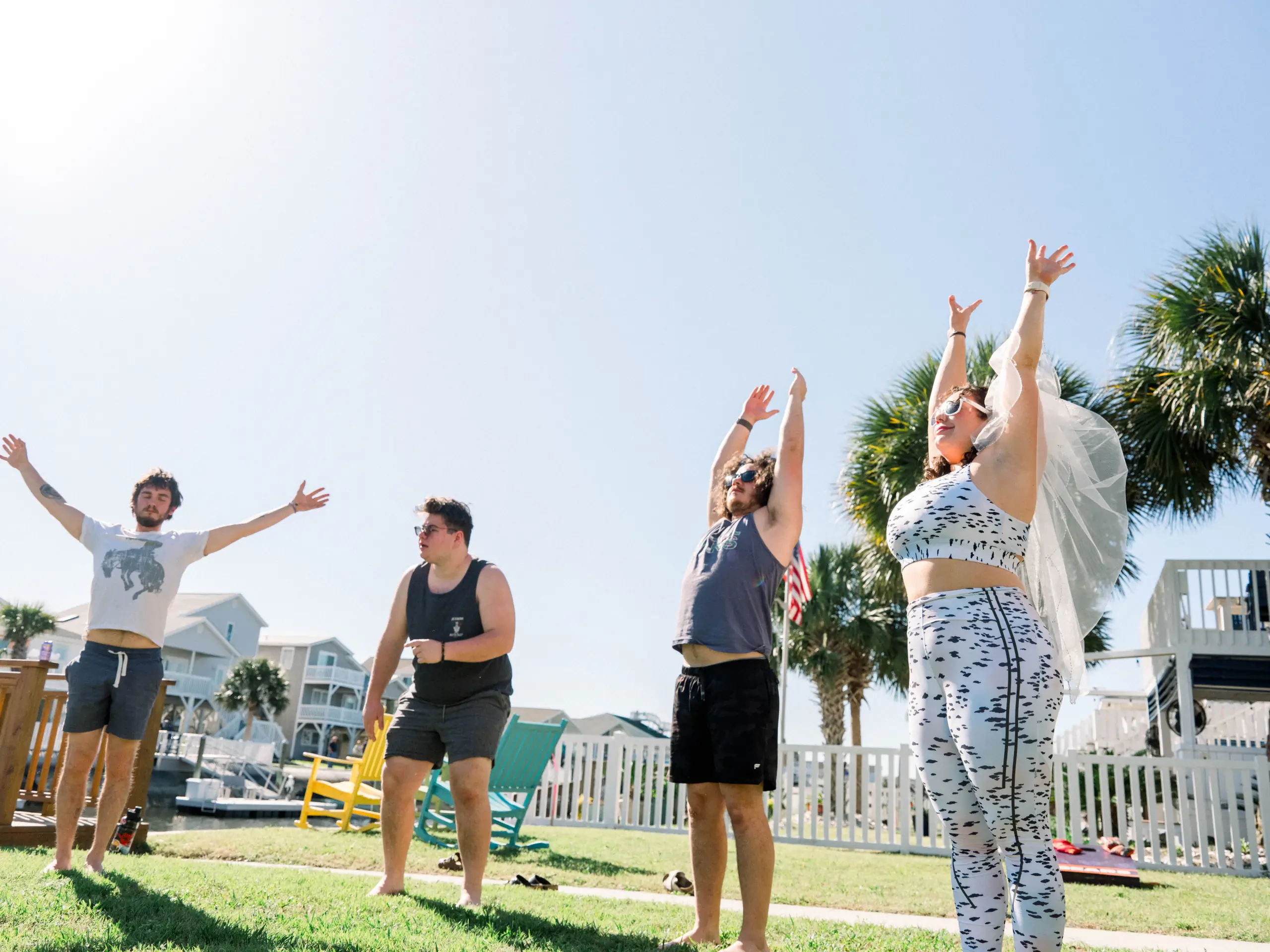 Spring Wedding in Oak Island wedding photo 29