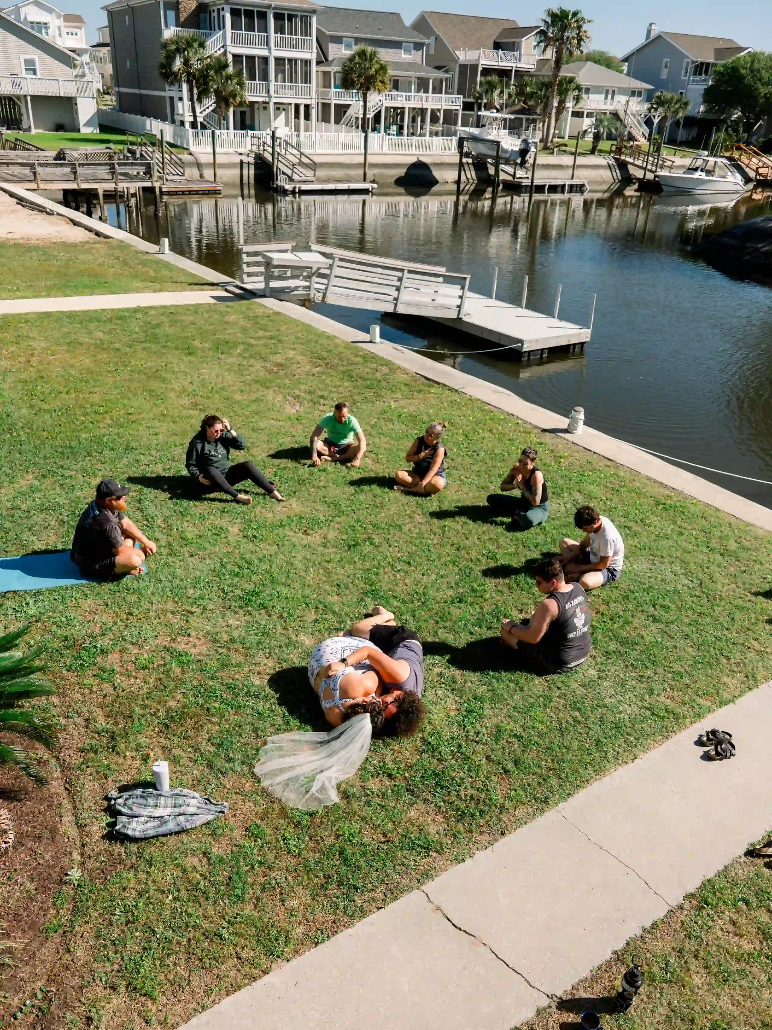 Spring Wedding in Oak Island wedding photo 39