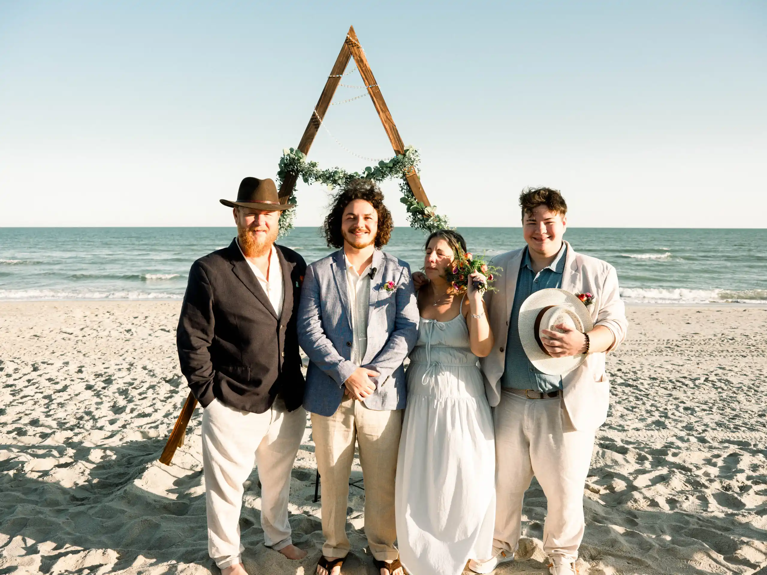 Spring Wedding in Oak Island wedding photo 44
