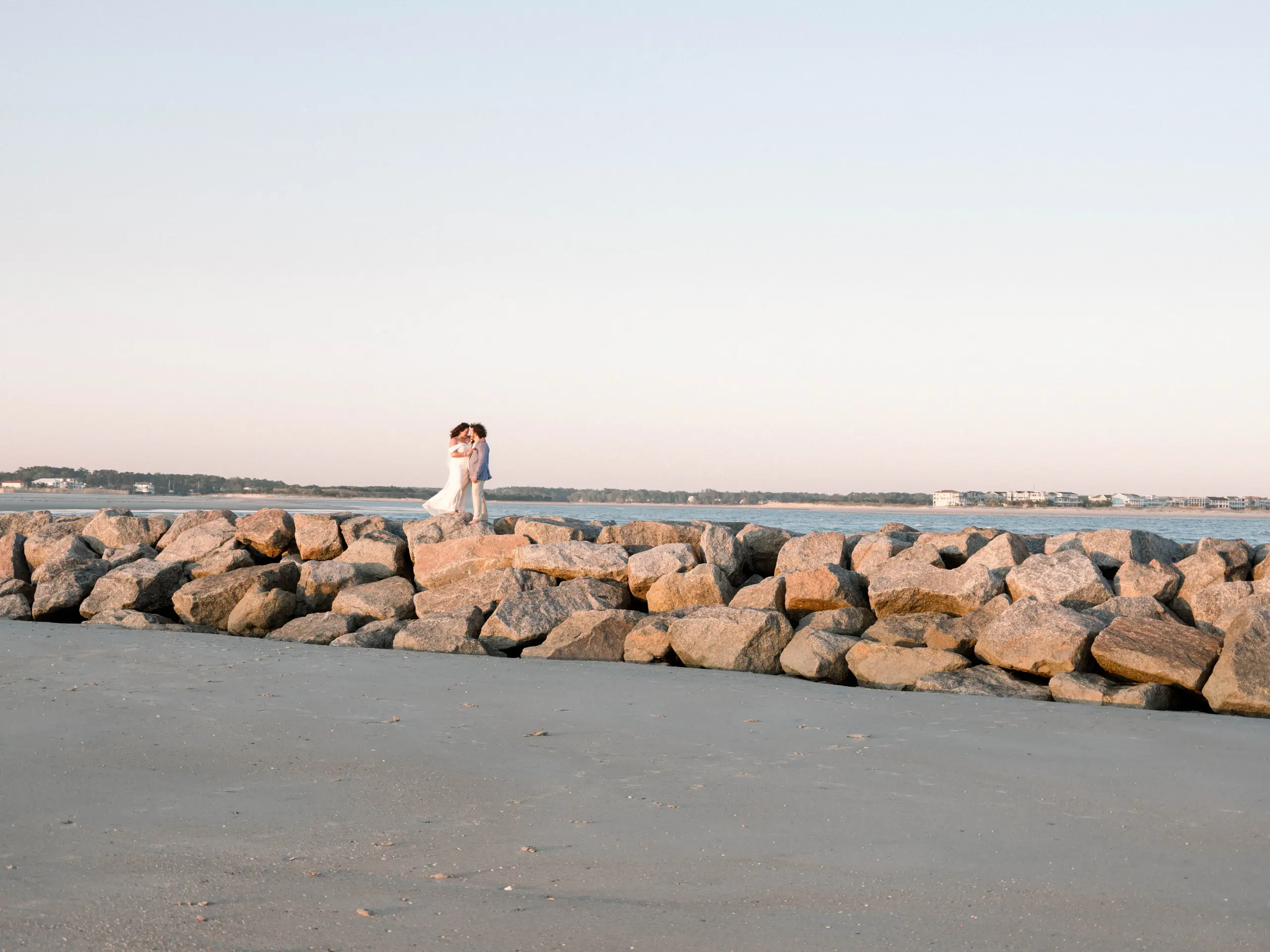 Spring Wedding in Oak Island wedding photo 53