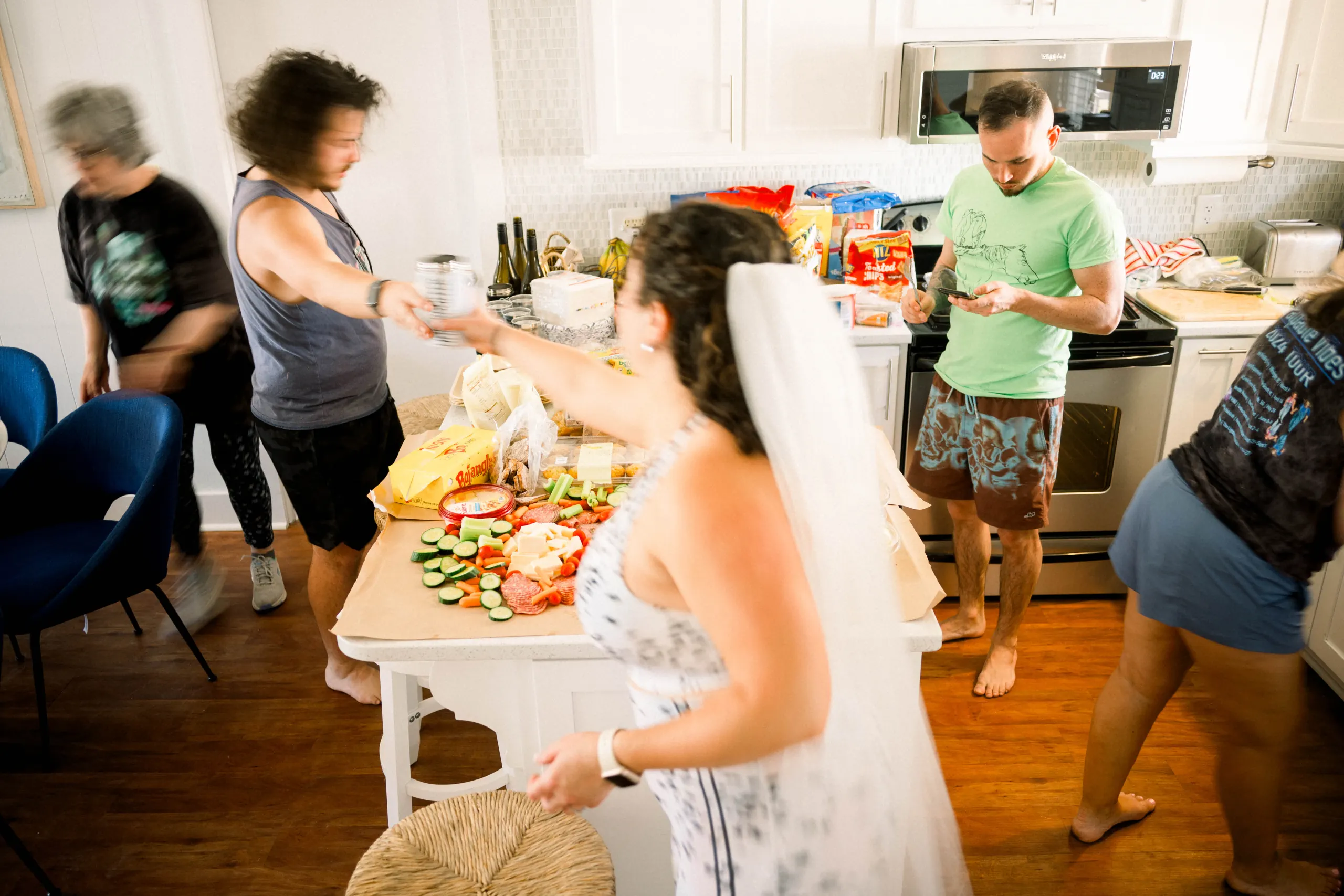 Spring Wedding in Oak Island wedding photo 79