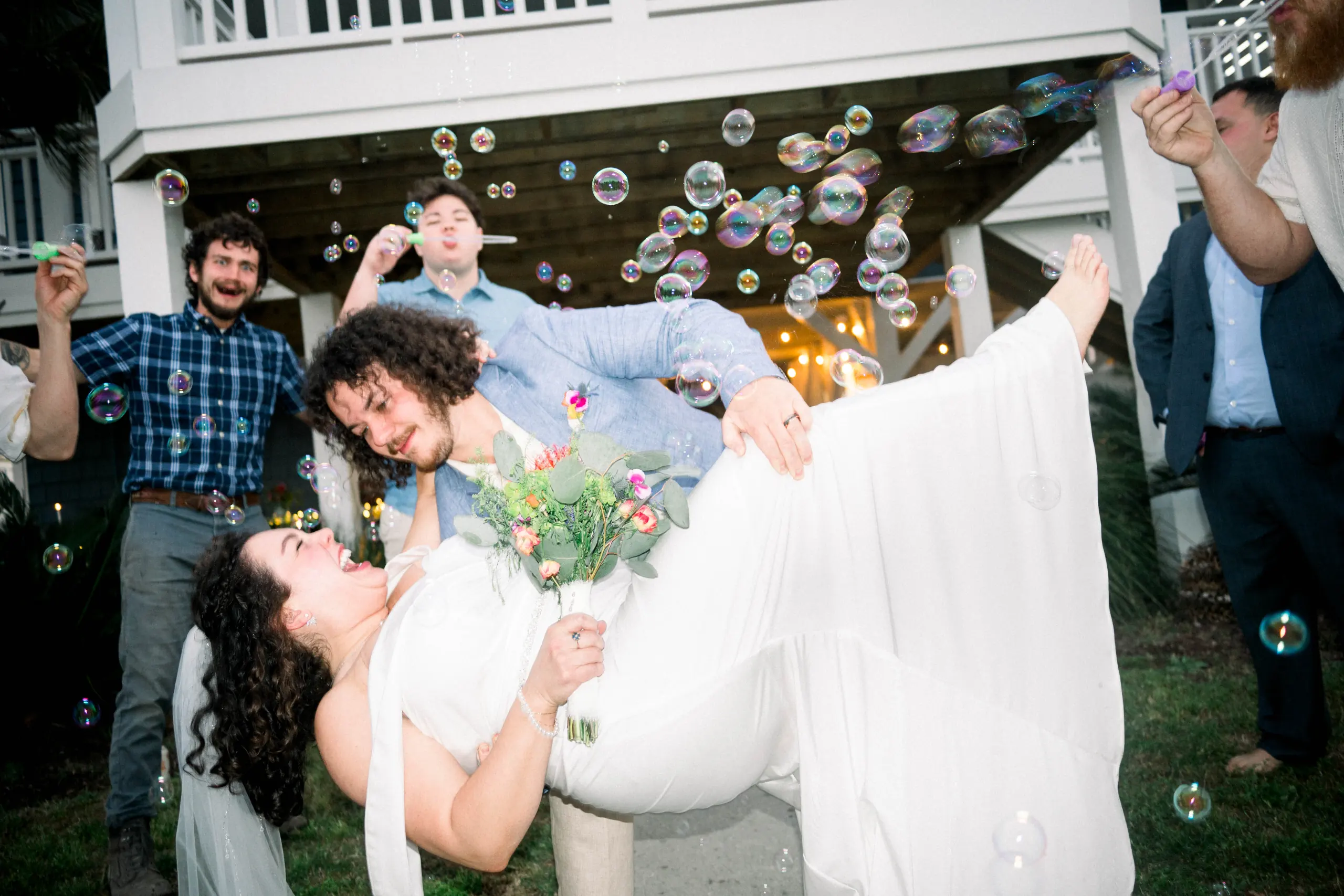 Spring Wedding in Oak Island wedding photo 102