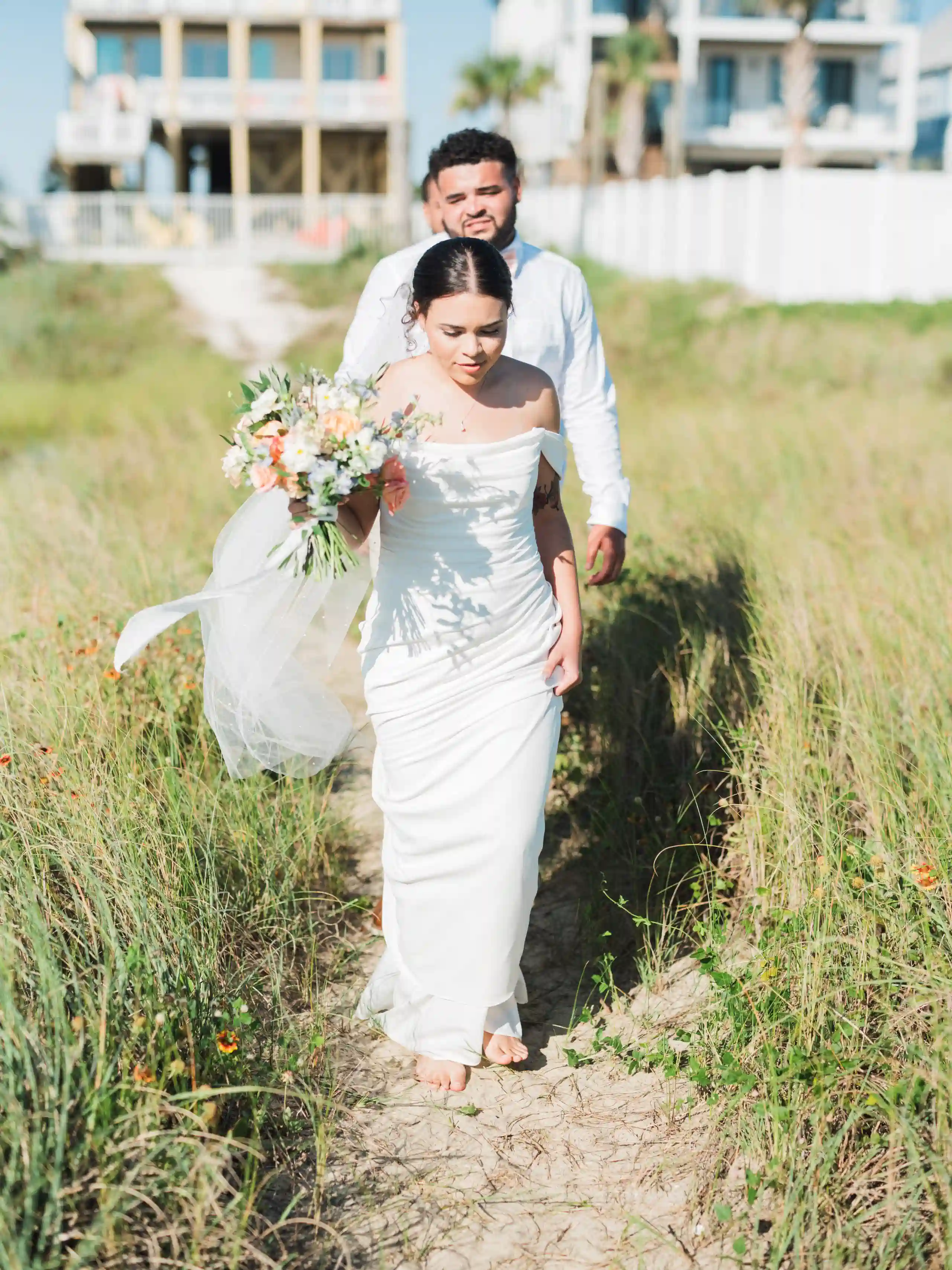 Ocean Isle Beach Airbnb wedding photo 23