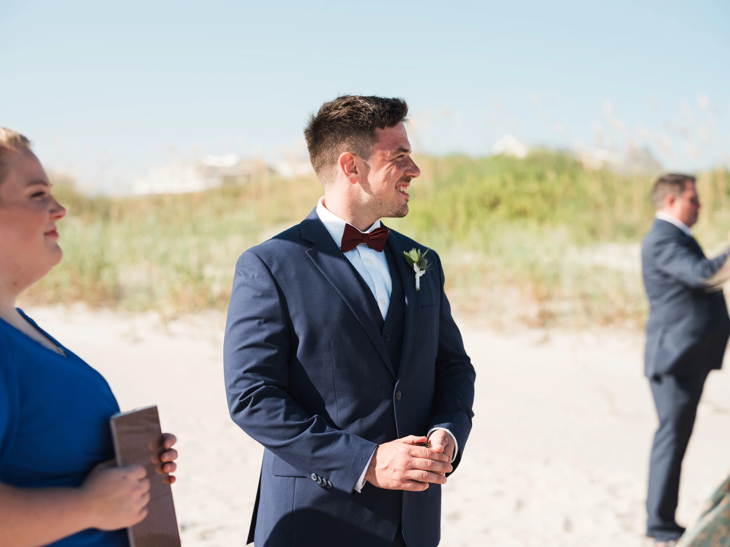 Ocean Isle Beach Airbnb wedding photo 26