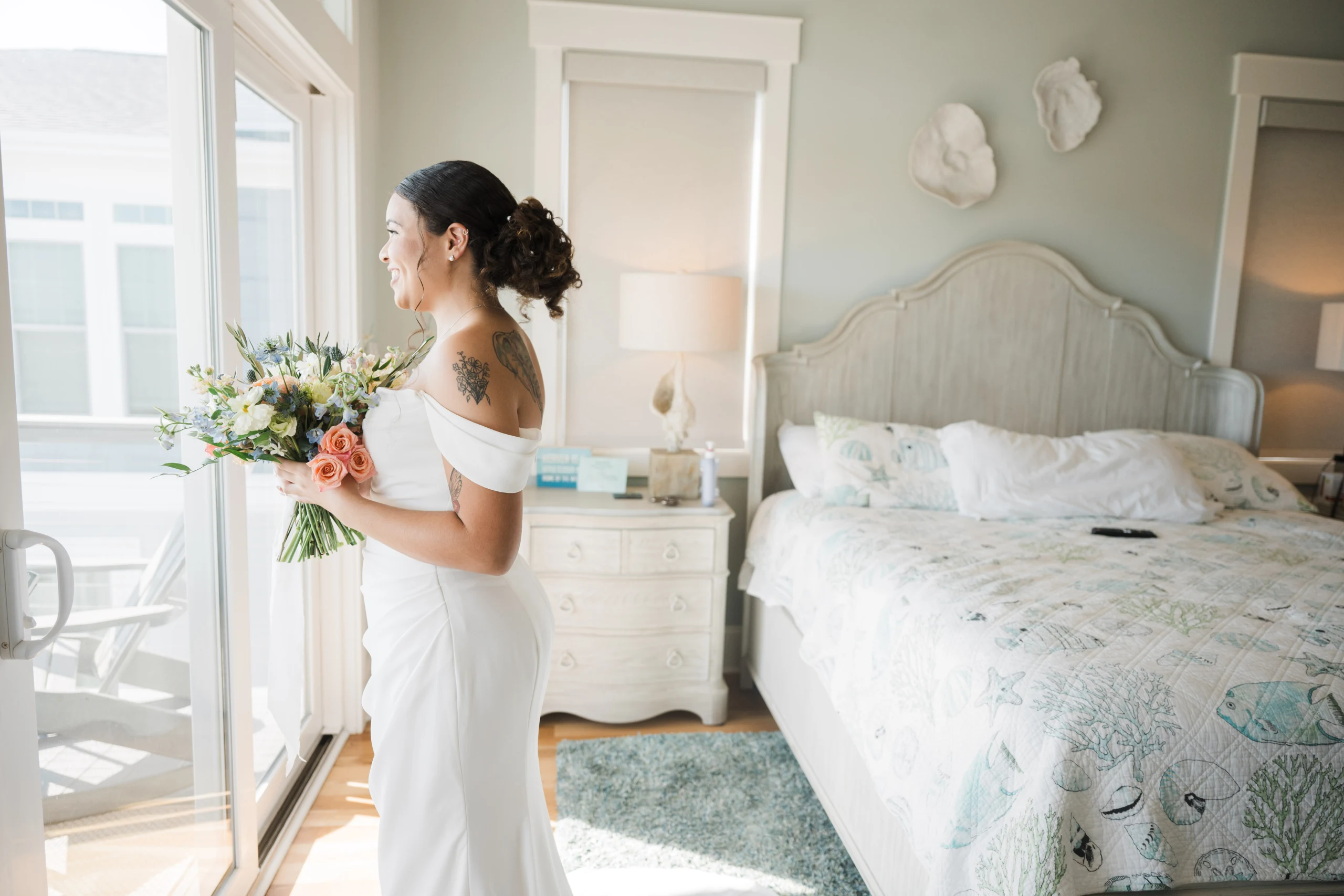 Ocean Isle Beach Airbnb wedding photo 51