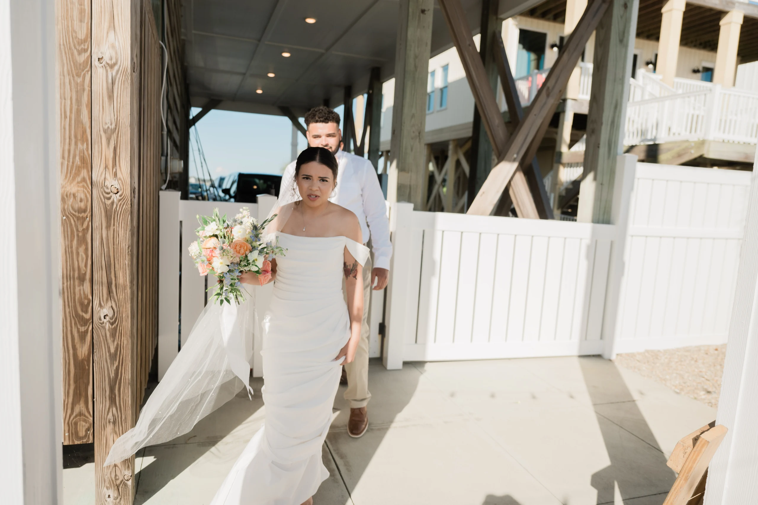 Ocean Isle Beach Airbnb wedding photo 57