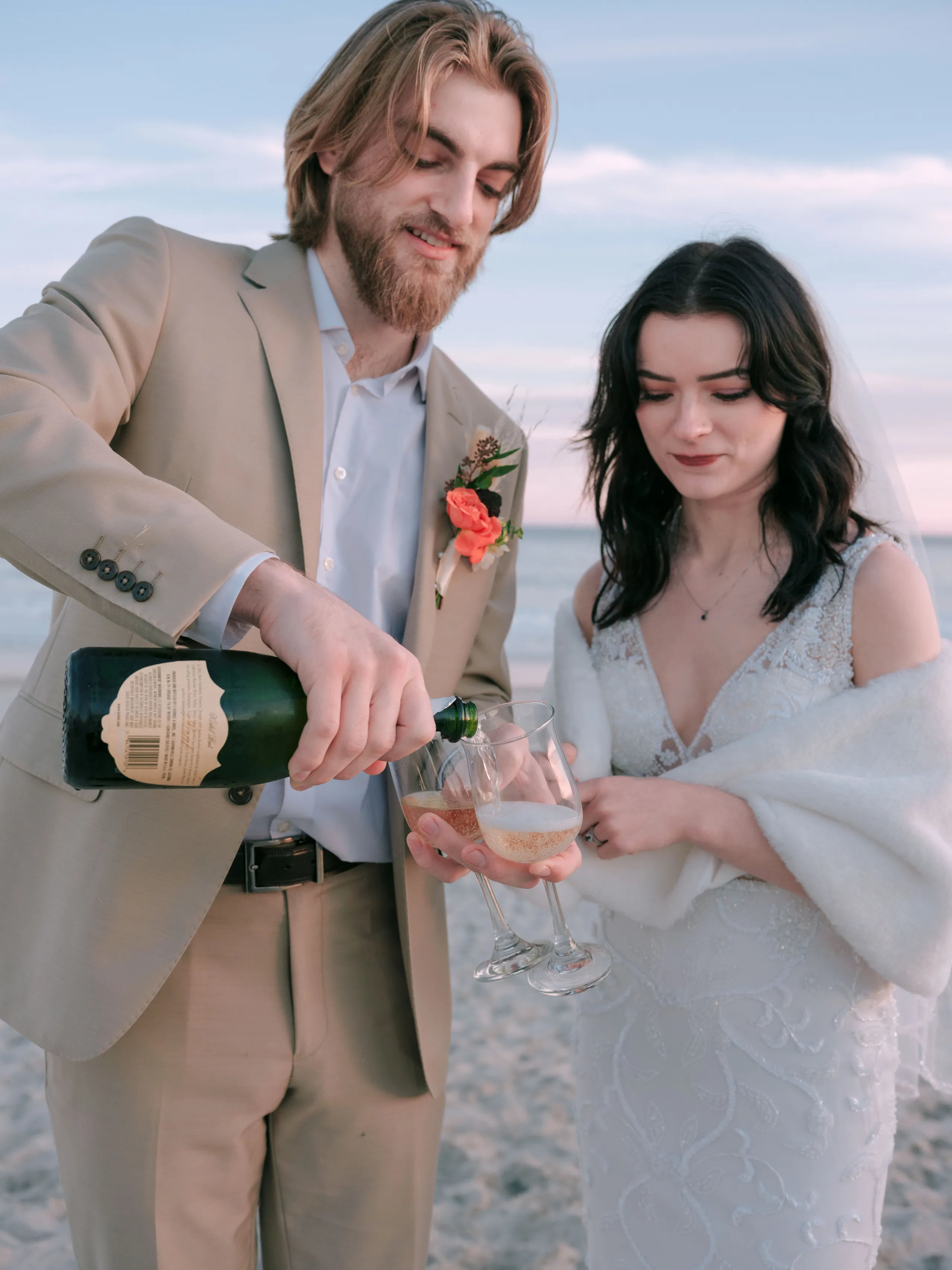 Winter Wedding in Topsail Beach wedding photo 70