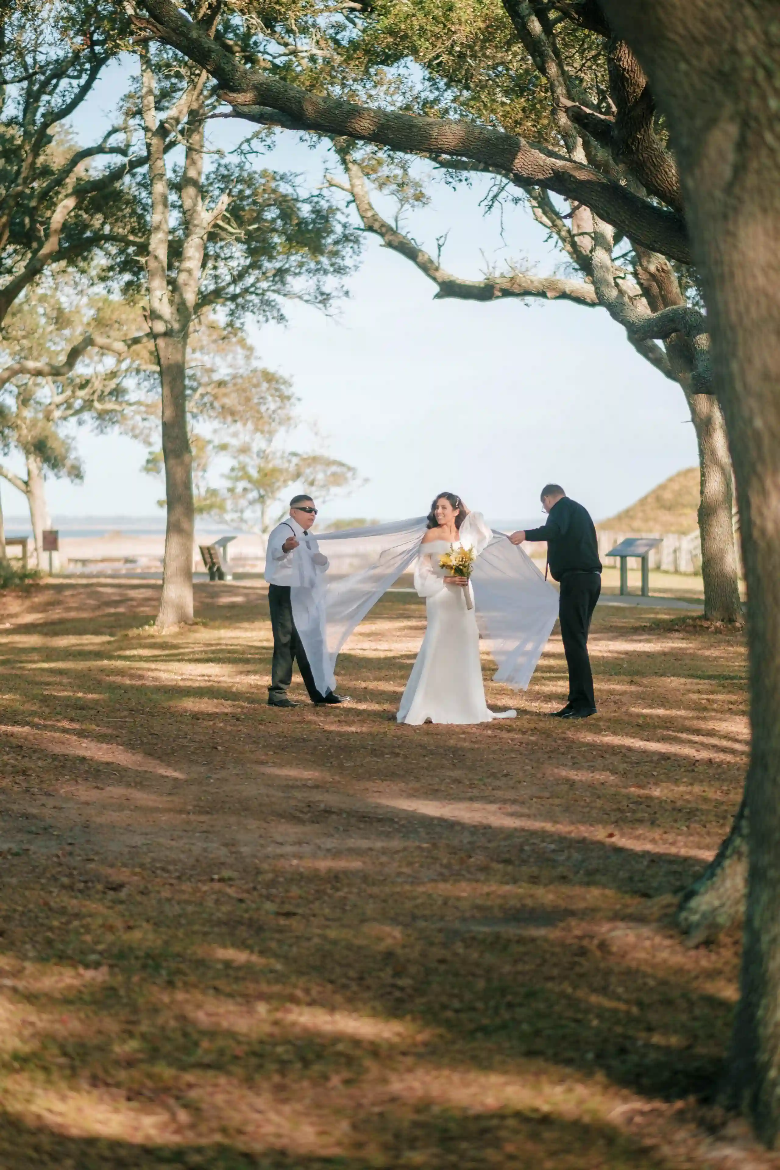 Fort Fisher Airbnb wedding photo 2